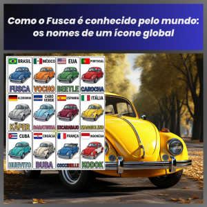 Como o Fusca é conhecido pelo mundo